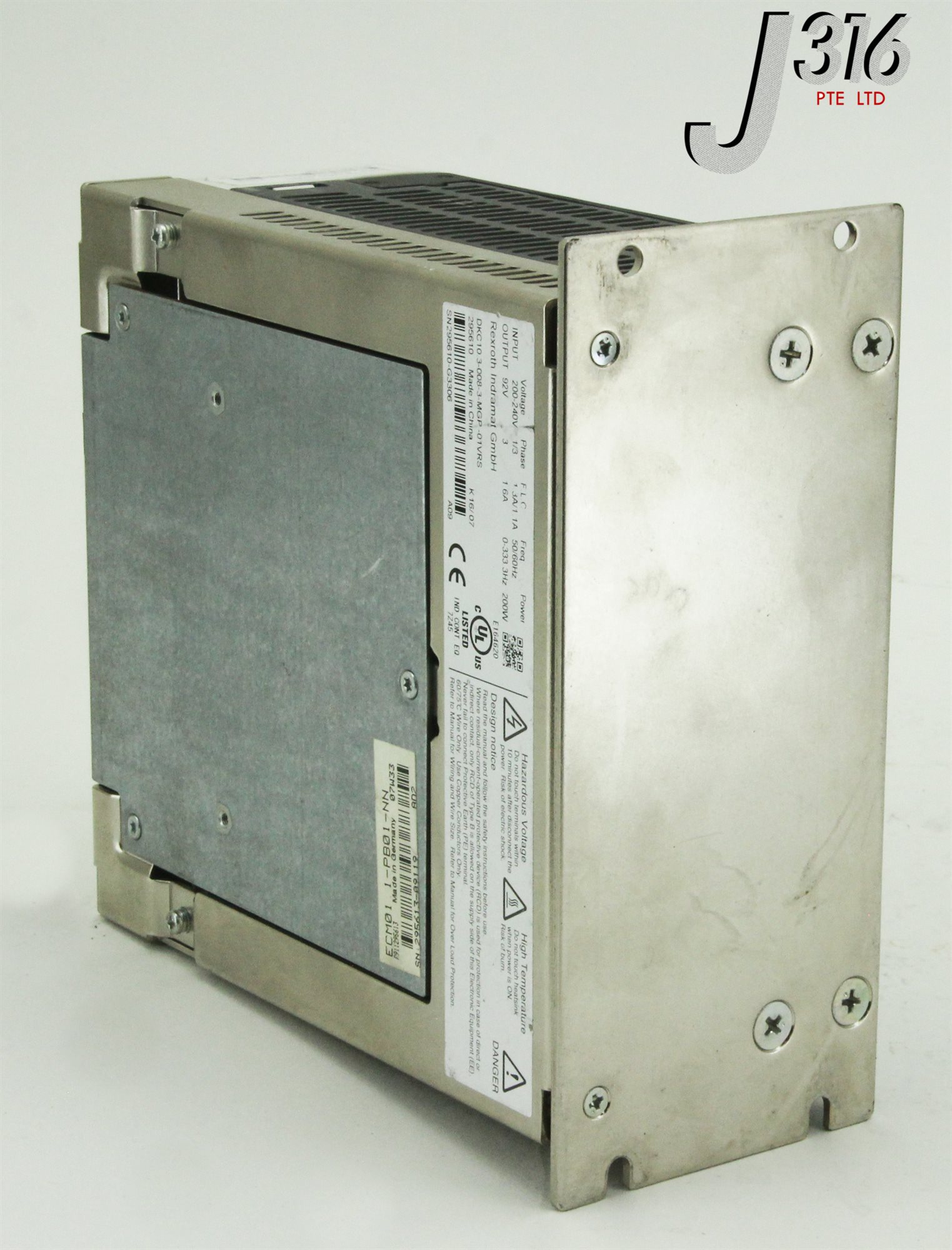 9394 REXROTH ECODRIVE CS W/ ECM01 1-PB01-NN DKC10.3-008-3-MGP